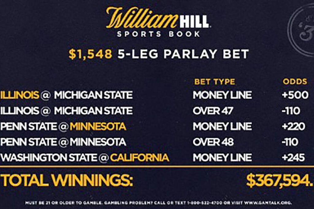 parlay bet college football